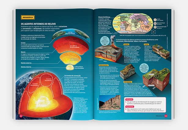 Livro de Expedições Geográficas aberto